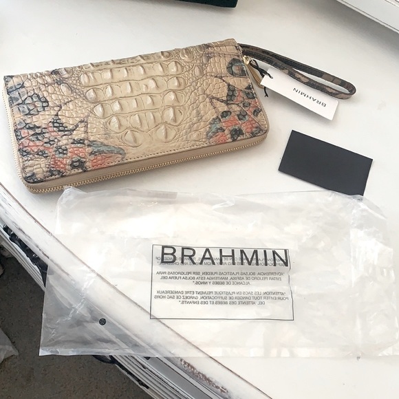 Brahmin Handbags - Brahmin skylar Gem Lace Wing clutch wallet NEW